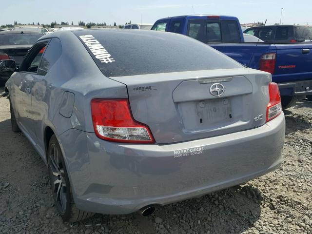 JTKJF5C79D3059053 - 2013 TOYOTA SCION TC 银色 照片 3