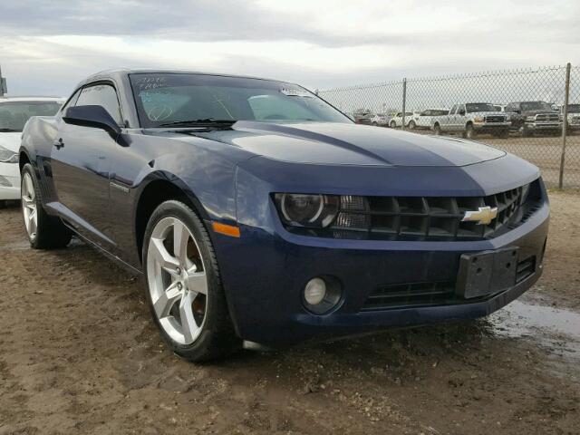 2G1FC1EV9A9223732 - 2010 CHEVROLET CAMARO LT BLUE photo 1