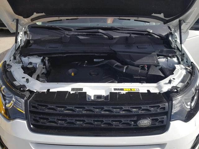 SALCT2BG2GH606107 - 2016 LAND ROVER DISCOVERY WHITE photo 7