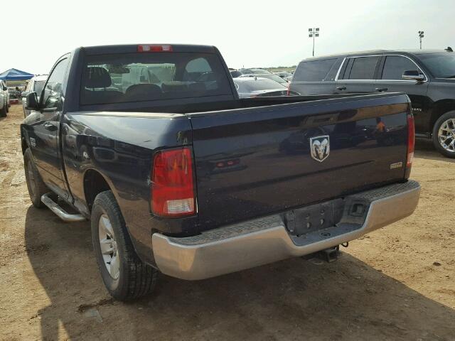 3C6JR6AGXDG507523 - 2013 RAM 1500 BLUE photo 3