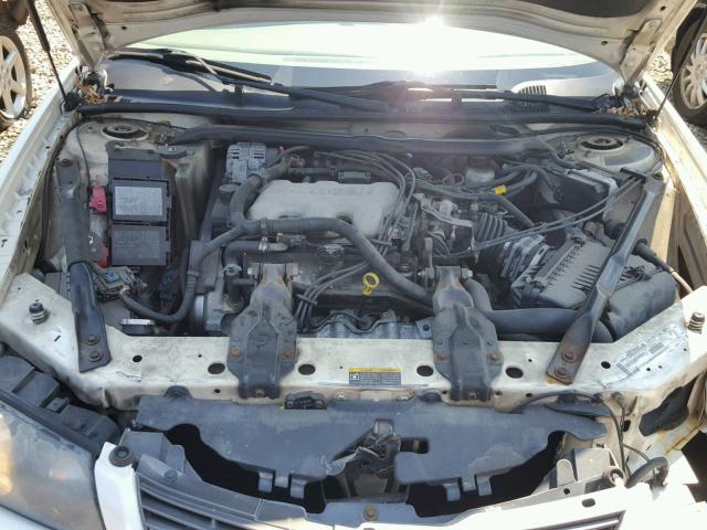 2G1WF52E129325465 - 2002 CHEVROLET IMPALA WHITE photo 7