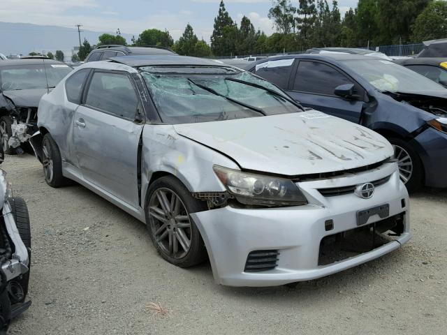 JTKJF5C75B3017752 - 2011 TOYOTA SCION TC SILVER photo 1