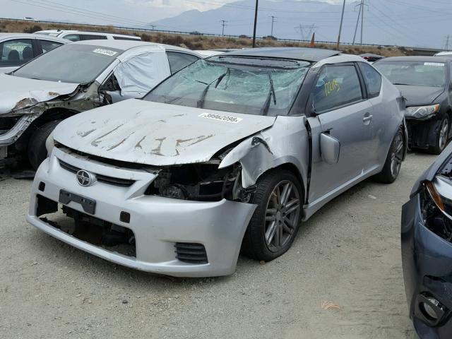 JTKJF5C75B3017752 - 2011 TOYOTA SCION TC ვერცხლისფერი ფოტო 2