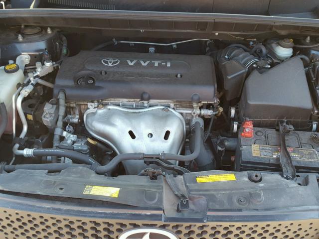 JTLKE50E481007255 - 2008 TOYOTA SCION XB Қара фото 7