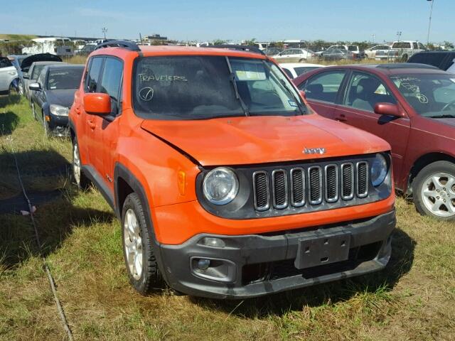 ZACCJABT3GPC95476 - 2016 JEEP RENEGADE ORANGE photo 1