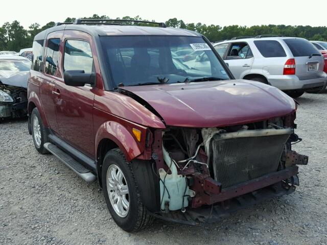 5J6YH28796L003232 - 2006 HONDA ELEMENT EX RED photo 1