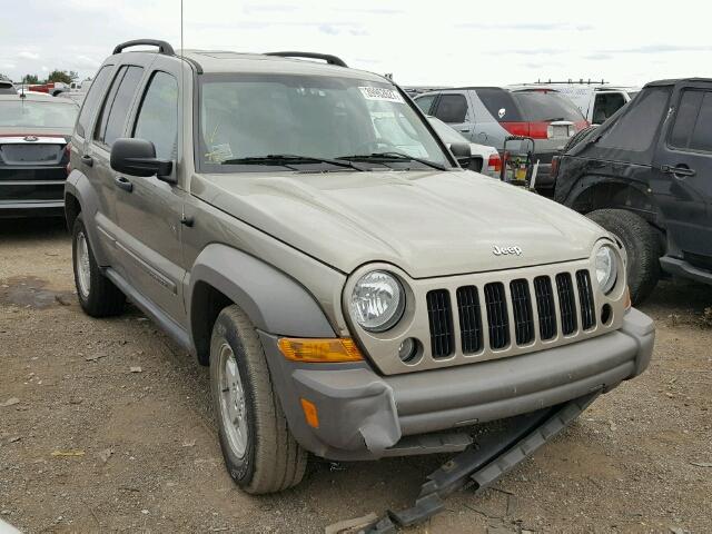 1J4GL48K97W562046 - 2007 JEEP LIBERTY TAN photo 1