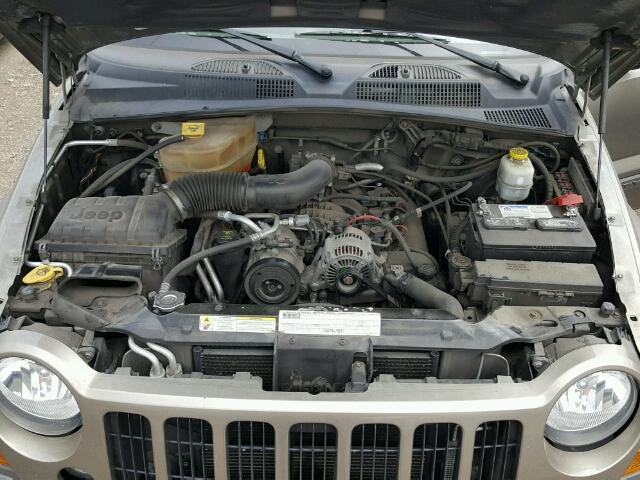 1J4GL48K97W562046 - 2007 JEEP LIBERTY TAN photo 7