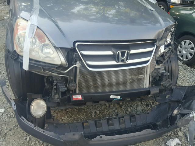 SHSRD78996U411875 - 2006 HONDA CR-V SE GRAY photo 9