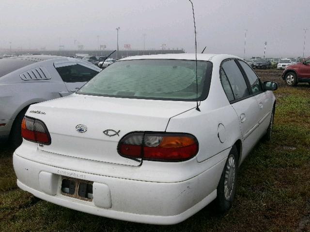 1G1ND52J216135033 - 2001 CHEVROLET MALIBU WHITE photo 4