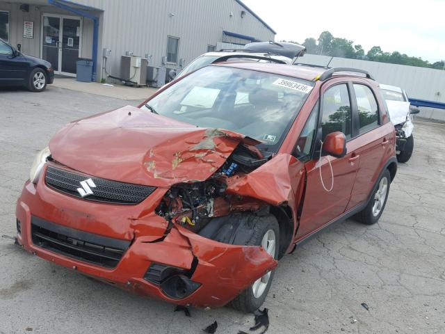 JS2YB413485101351 - 2008 SUZUKI SX4 BASE RED photo 2