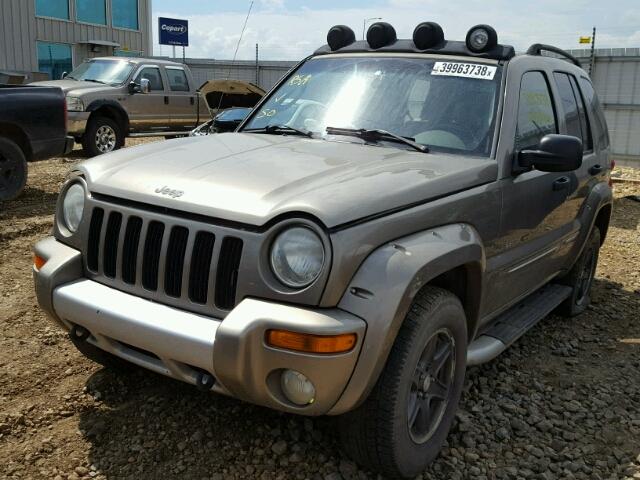 1J4GL38K32W366901 - 2002 JEEP LIBERTY RE BROWN photo 2