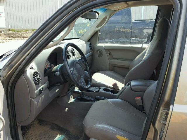 1J4GL38K32W366901 - 2002 JEEP LIBERTY RE BROWN photo 5