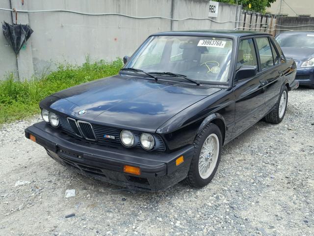 WBSDC9308J2791921 - 1988 BMW M5 BLACK photo 2