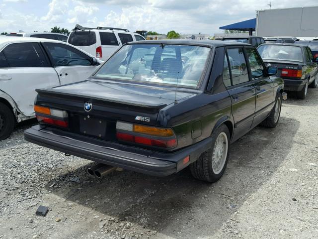 WBSDC9308J2791921 - 1988 BMW M5 BLACK photo 4