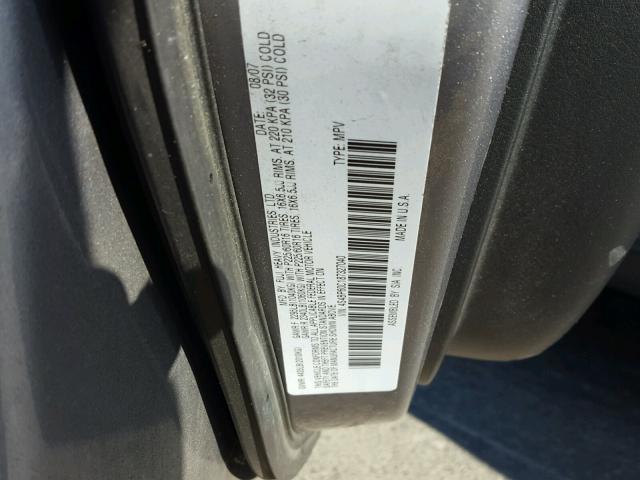 4S4BP60C187327040 - 2008 SUBARU OUTBACK SILVER photo 10