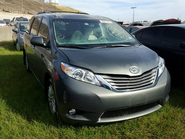 5TDYK3DC6ES513924 - 2014 TOYOTA SIENNA GREEN photo 1