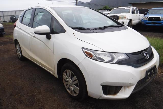 3HGGK5H54HM710650 - 2017 HONDA FIT LX WHITE photo 1