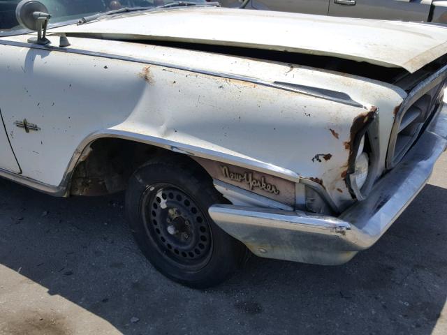 8323181545 - 1962 CHRYSLER NEW YORKER WHITE photo 9