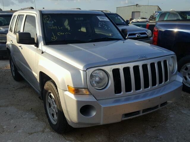 1J4NF2GB6AD634411 - 2010 JEEP PATRIOT SILVER photo 1