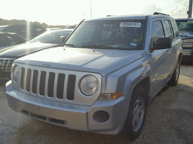 1J4NF2GB6AD634411 - 2010 JEEP PATRIOT SILVER photo 2