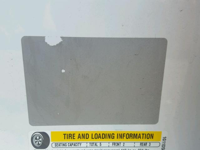 1G11D5RR8DF107560 - 2013 CHEVROLET MALIBU 1LT WHITE photo 10