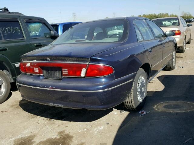 2G4WY55J721247262 - 2002 BUICK CENTURY LI BLUE photo 4