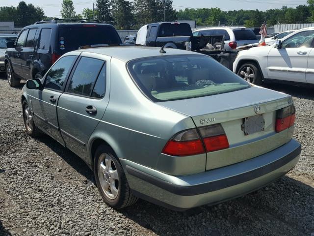 YS3EF48Z013060089 - 2001 SAAB 9-5 SE GREEN photo 3