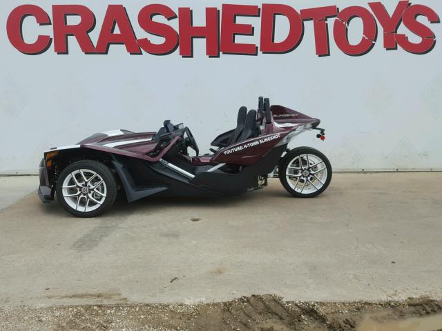 57XAAPFA9H8122810 - 2017 POLARIS SLINGSHOT MAROON photo 5