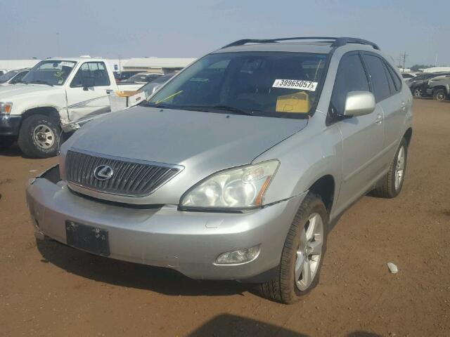 JTJHA31U840046682 - 2004 LEXUS RX 330 SILVER photo 2