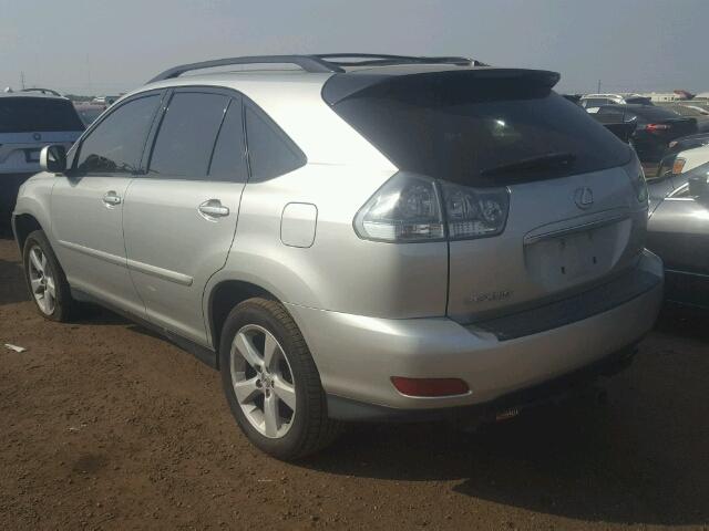 JTJHA31U840046682 - 2004 LEXUS RX 330 SILVER photo 3