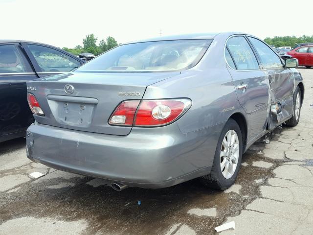 JTHBF30G920079062 - 2002 LEXUS ES 300 GRAY photo 4