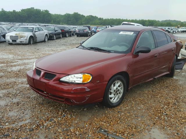 1G2NF52E63M577305 - 2003 PONTIAC GRAND AM S 勃艮第红 照片 2