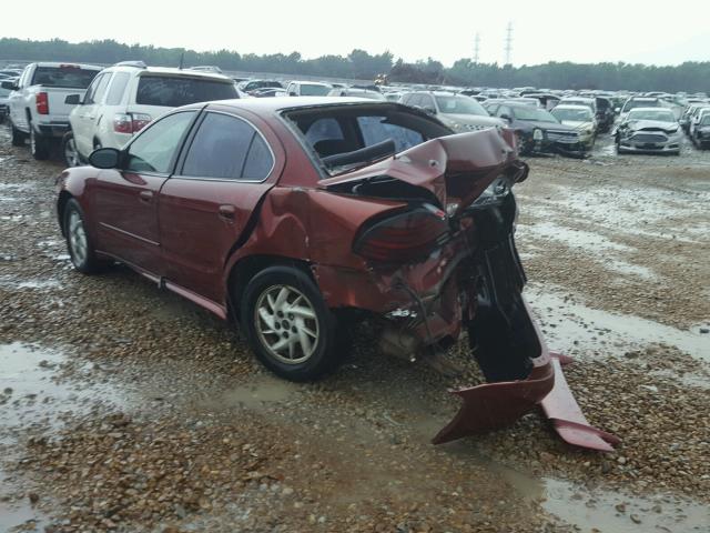 1G2NF52E63M577305 - 2003 PONTIAC GRAND AM S 勃艮第红 照片 3