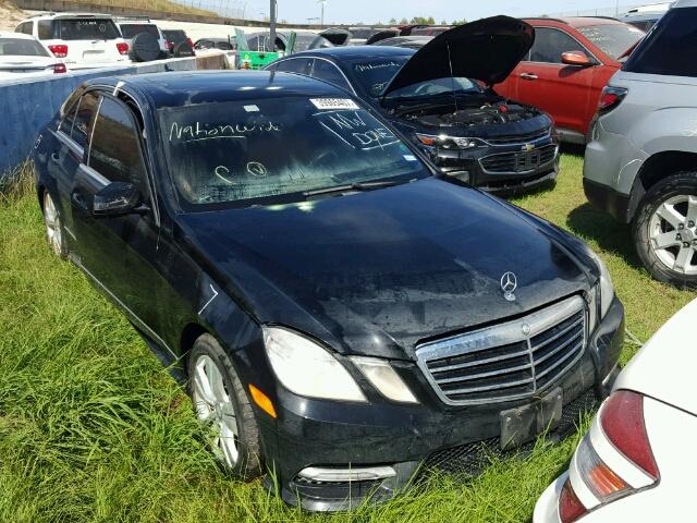WDDHF2EB8DA706632 - 2013 MERCEDES-BENZ E BLACK photo 1