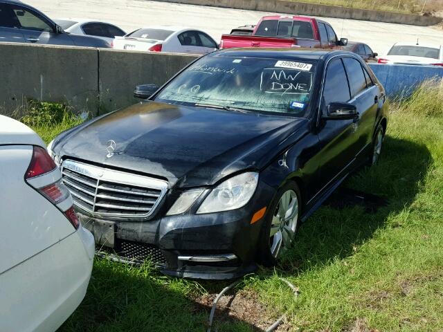 WDDHF2EB8DA706632 - 2013 MERCEDES-BENZ E BLACK photo 2