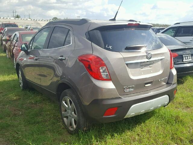 KL4CJBS85EB761892 - 2014 BUICK ENCORE TAN photo 3