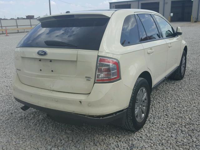 2FMDK49C27BA26524 - 2007 FORD EDGE SEL P TAN photo 4