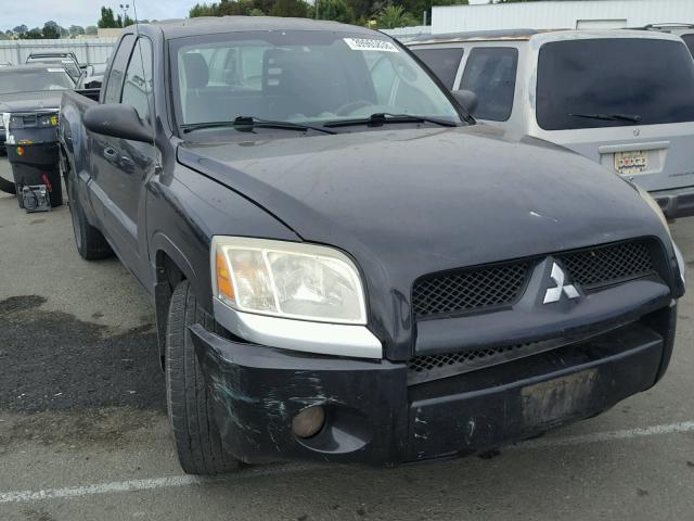 1Z7HC22K97S124890 - 2007 MITSUBISHI RAIDER LS BLACK photo 1