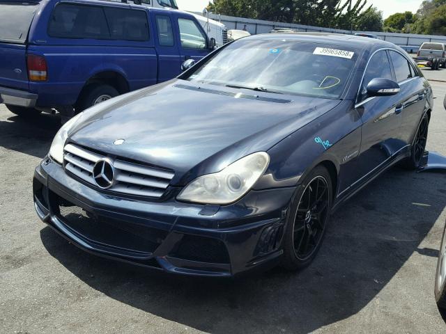 WDDDJ76X36A053389 - 2006 MERCEDES-BENZ CLS 55 AMG CHARCOAL photo 2