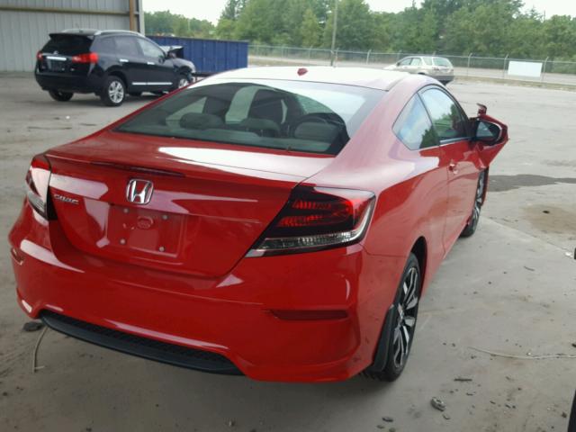 2HGFG3B02FH531632 - 2015 HONDA CIVIC EXL 红色 照片 4