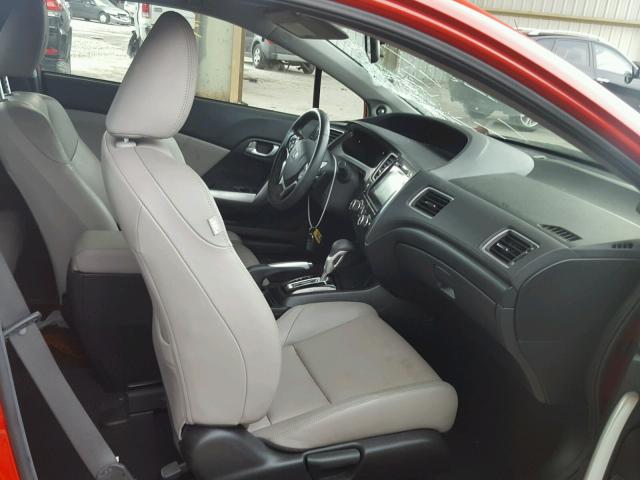 2HGFG3B02FH531632 - 2015 HONDA CIVIC EXL 红色 照片 5