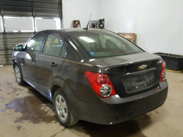 1G1JA5SH9D4251284 - 2013 CHEVROLET SONIC LS 黑色 照片 3