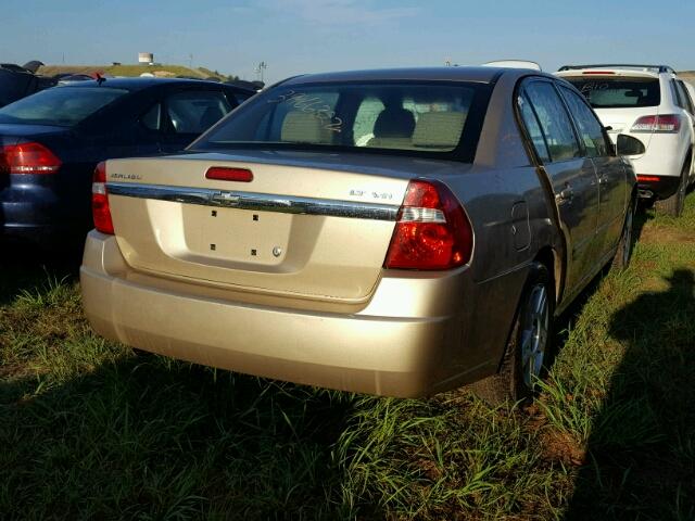 1G1ZT51846F154581 - 2006 CHEVROLET MALIBU LT BEIGE photo 4