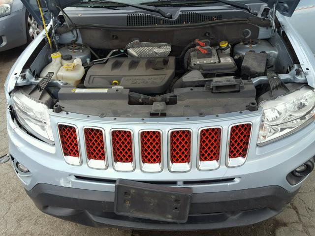 1C4NJDBB6DD199627 - 2013 JEEP COMPASS SP BLUE photo 7