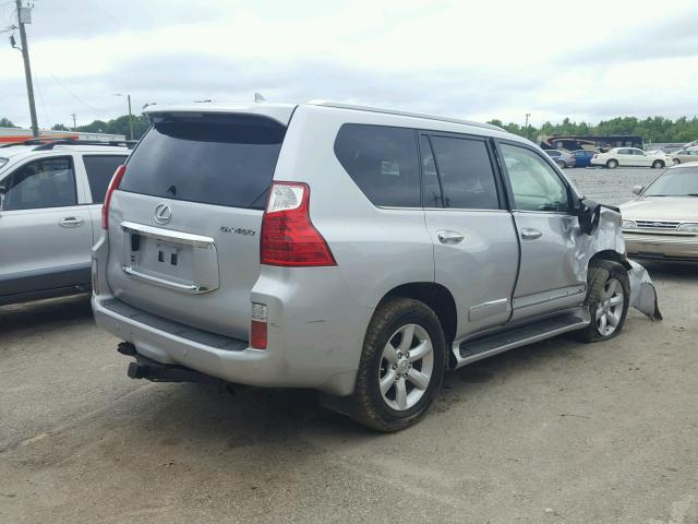 JTJBM7FX6D5057853 - 2013 LEXUS GX BASE SILVER photo 4