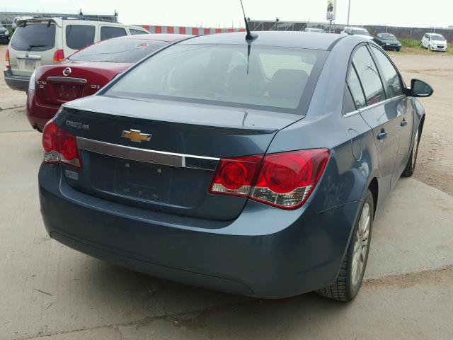 1G1PJ5SC0C7223790 - 2012 CHEVROLET CRUZE ECO BLUE photo 4