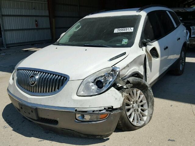 5GAEV23D09J211774 - 2009 BUICK ENCLAVE CX WHITE photo 2