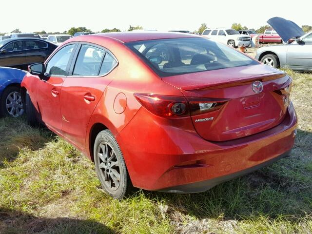 JM1BM1V79E1141367 - 2014 MAZDA 3 RED photo 3