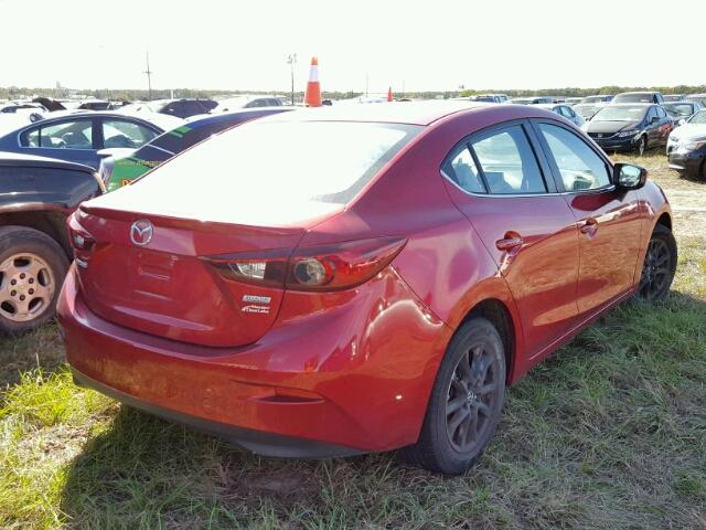 JM1BM1V79E1141367 - 2014 MAZDA 3 RED photo 4